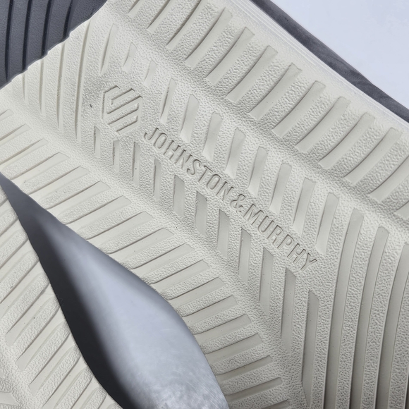 Johnston & Murphy Hodges Perforated Men's Gray Nubuck Leather Loafers Size 13 - Picture 10 of 15